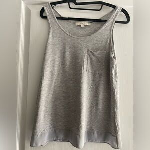 LOFT Heather Gray Tank Top